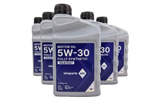 Huile moteur Winparts GO! 5W30 entièrement synthétique longue durée 5L
