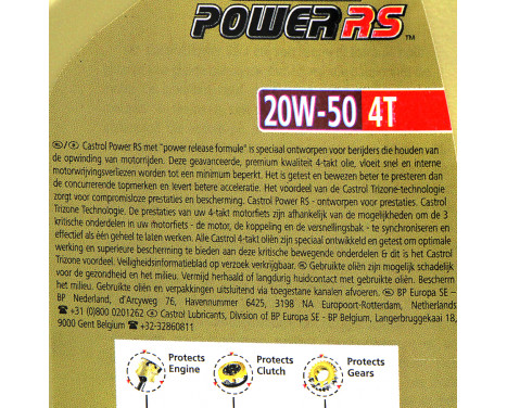 Huile moteur Castrol Power RS 4 temps 20W50 1L 154F8D, Image 3