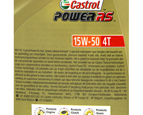Huile moteur Castrol Puissance RS 4T 15W50 1L, Image 4