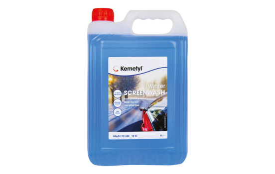 Kemetyl Liquide Lave-Glace Antigel Prêt à l'Emploi -15°C 5L