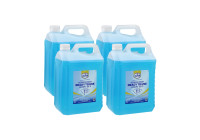Lot de 4 bidons de 5 litres de liquide lave-glace antigel Eurol -22 °C