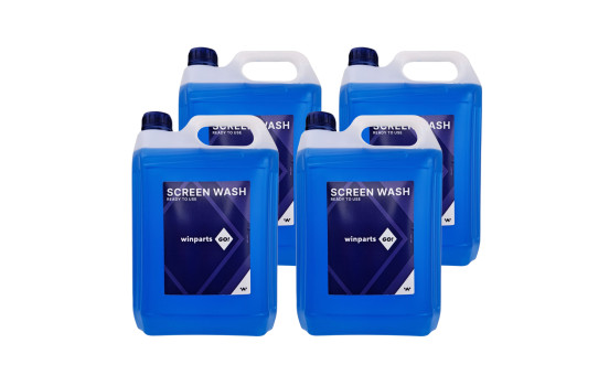 Winparts GO! Liquide lave-glace antigel -15 °C 4 x 5 L