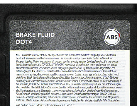 Liquide de frein ABS DOT 4 1L, Image 2