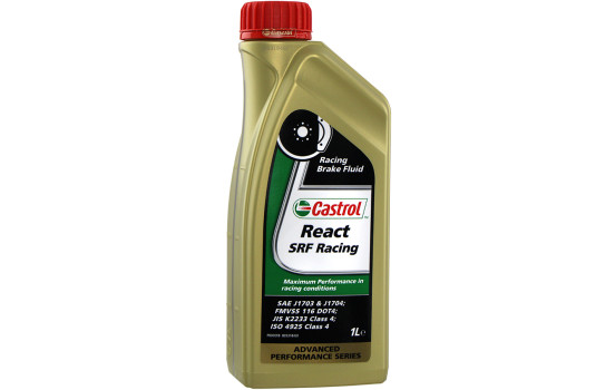 Liquide de frein Castgrol React SRF Racing DOT 4 1L, Image 2