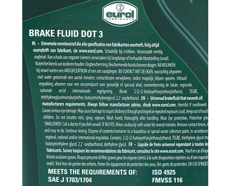 Liquide de frein Eurol DOT 3 1L, Image 3