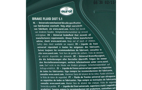 Liquide de frein Eurol DOT 5.1 1L, Image 2