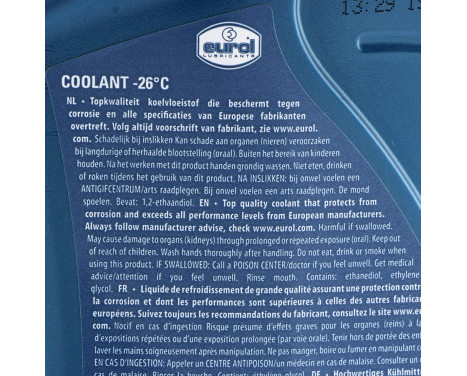 Liquide de refroidissement Eurol BS 6580 -26°C 1L, Image 2