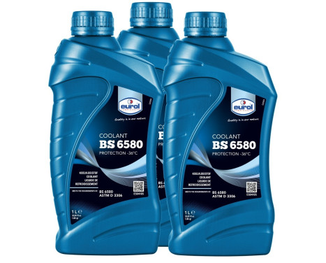 Pack dégressif Eurol Liquide de refroidissement BS 6580 -36°C 3 x 1L