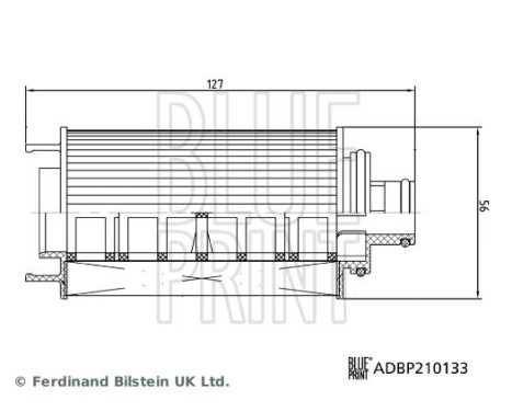 filtro de aceite ADBP210133 Blue Print