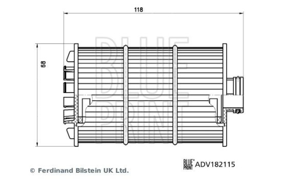 Filtro de aceite ADV182115 Blue Print, Imagen 5