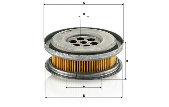 Filtro de aceite ATF H 85 MANN-FILTER, Imagen 3