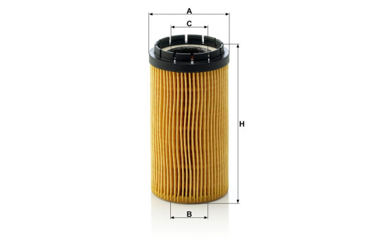 Filtro de aceite HU 718 x Mann, Imagen 3