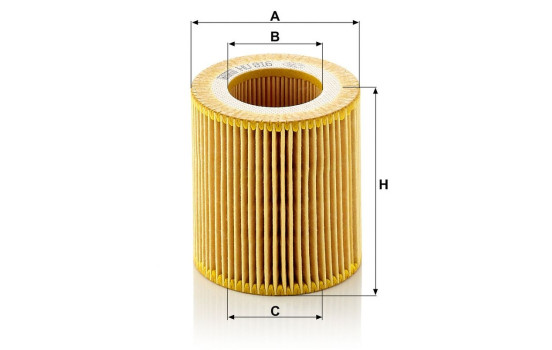 Filtro de aceite HU 816 z KIT Mann, Imagen 5