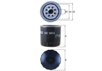 Filtro de aceite OC 1673 Mahle