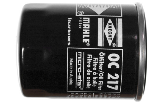 Filtro de aceite OC 217 Mahle, Imagen 2