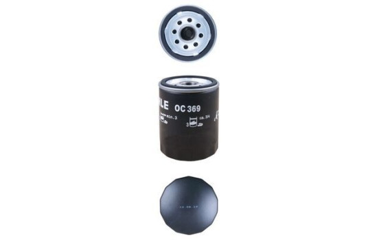 Filtro de aceite OC 369 Mahle, Imagen 2