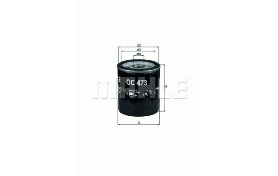 Filtro de aceite OC 473 Mahle, Imagen 3