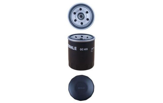 Filtro de aceite OC 495 Mahle, Imagen 4