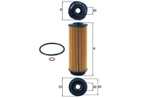 Filtro de aceite OX 1146D Mahle