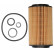 Filtro de aceite OX 153/7D Mahle