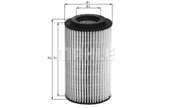 Filtro de aceite OX 153D2 Mahle, Imagen 4