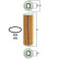 Filtro de aceite OX 183/5D Mahle, Miniatura 2