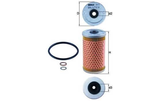 Filtro de aceite OX 33D Mahle, Imagen 4