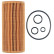 Filtro de aceite OX 383D Mahle