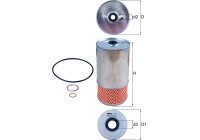 Filtro de aceite OX 78D1 Mahle