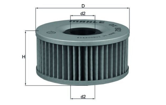 Filtro de aceite OX 802 Mahle, Imagen 4