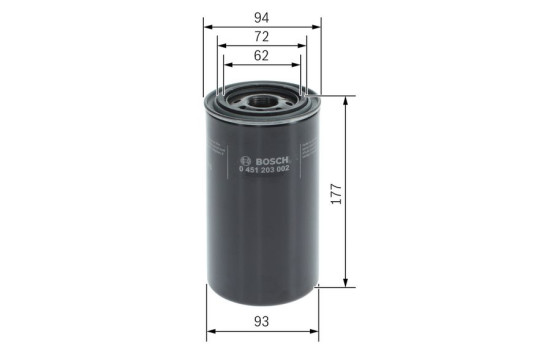Filtro de aceite P3002 Bosch, Imagen 5