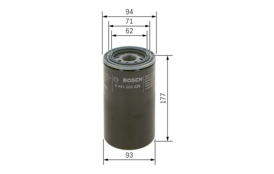 Filtro de aceite P3220 Bosch, Imagen 5