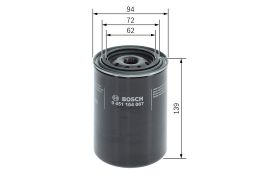 Filtro de aceite P4067 Bosch, Imagen 5