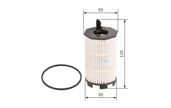 Filtro de aceite P7011 Bosch, Imagen 2