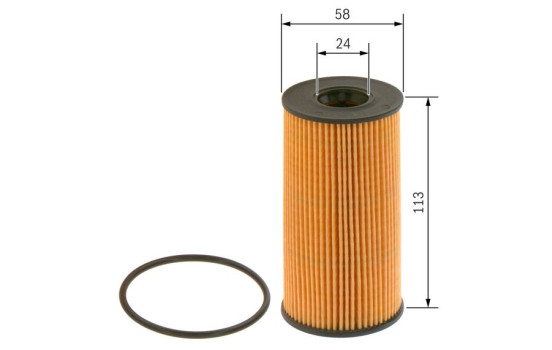 Filtro de aceite P7014 Bosch, Imagen 3