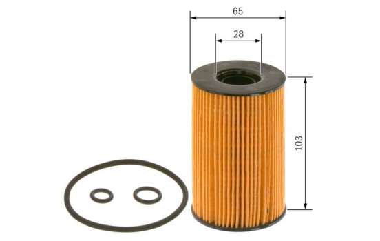 Filtro de aceite P7023 Bosch, Imagen 2