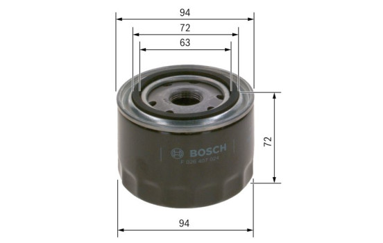 Filtro de aceite P7024 Bosch, Imagen 2