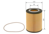 Filtro de aceite P7046 Bosch