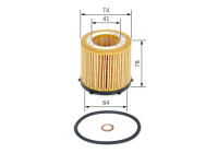 Filtro de aceite P7228 Bosch