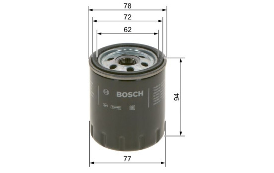 Filtro de aceite P7268 Bosch, Imagen 6
