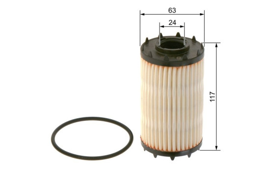 Filtro de aceite P7274 Bosch, Imagen 6