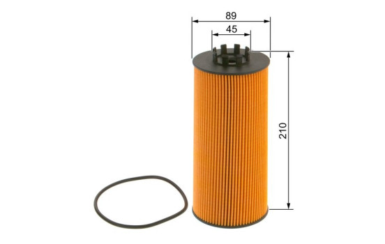 Filtro de aceite P7280 Bosch