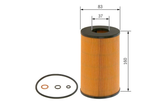 Filtro de aceite P9139 Bosch, Imagen 6