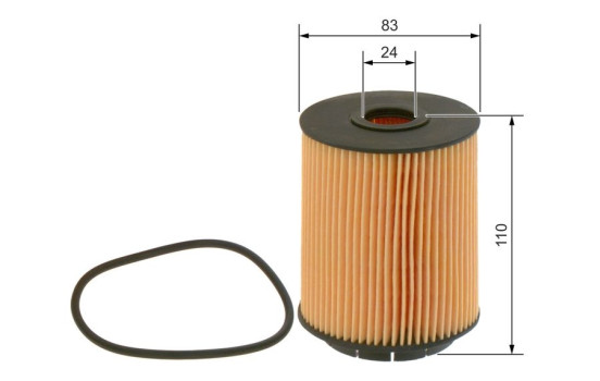 Filtro de aceite P9142 Bosch, Imagen 2