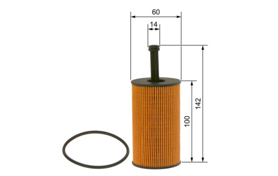 Filtro de aceite P9193 Bosch, Imagen 4