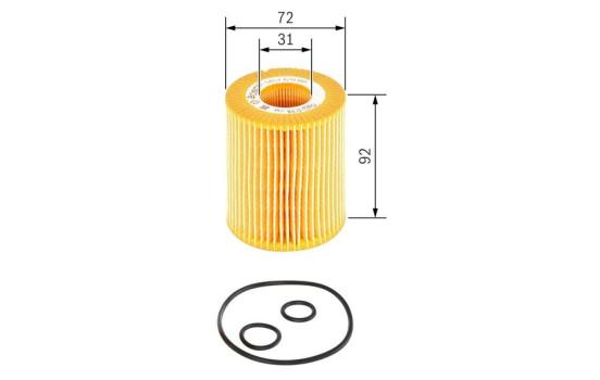 Filtro de aceite P9199 Bosch, Imagen 3