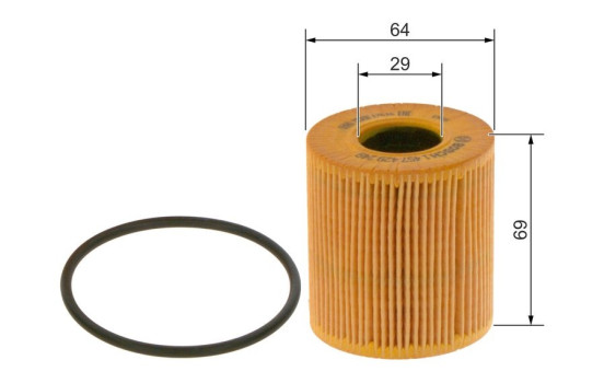 Filtro de aceite P9249 Bosch, Imagen 3