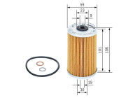 Filtro de aceite P9605 Bosch