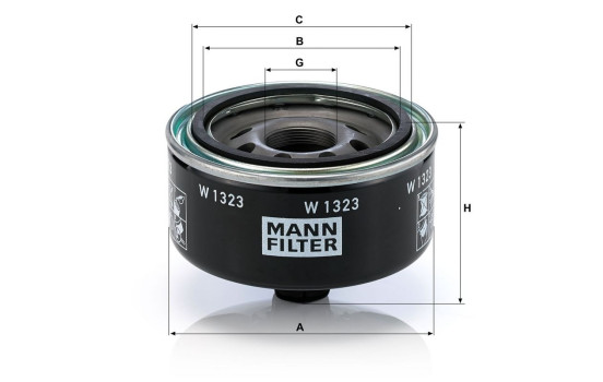 Filtro de aceite W 1323 Mann, Imagen 4