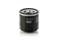 Filtro de aceite W 67/2 MANN-FILTER